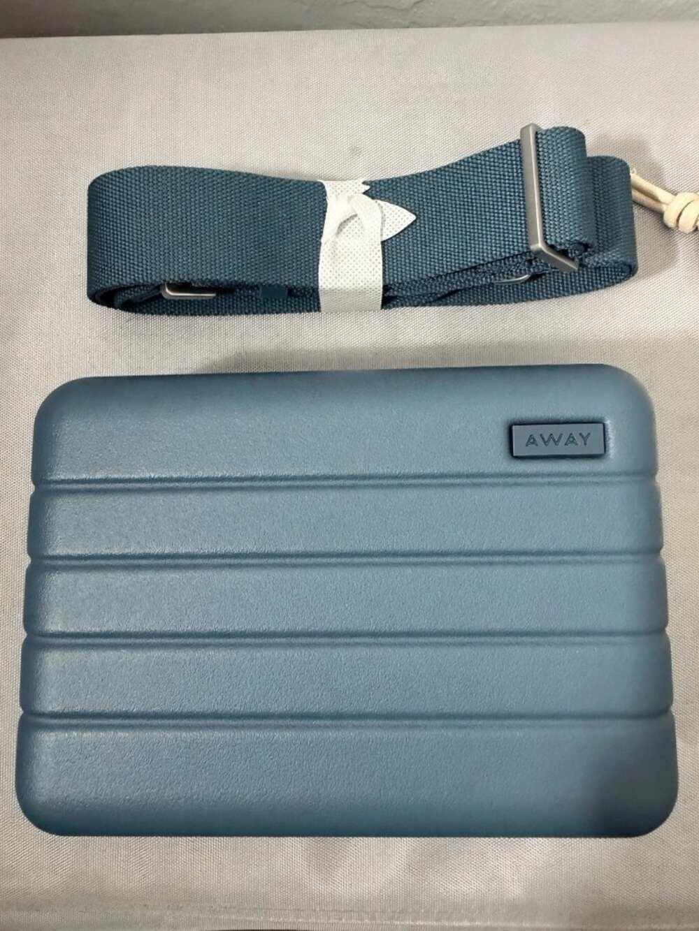 Away Mini Crossbody Bag — Slate Blue, Brand New